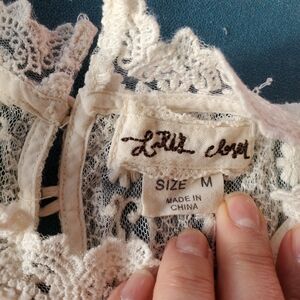 Elegant Cream Lace Blouse by